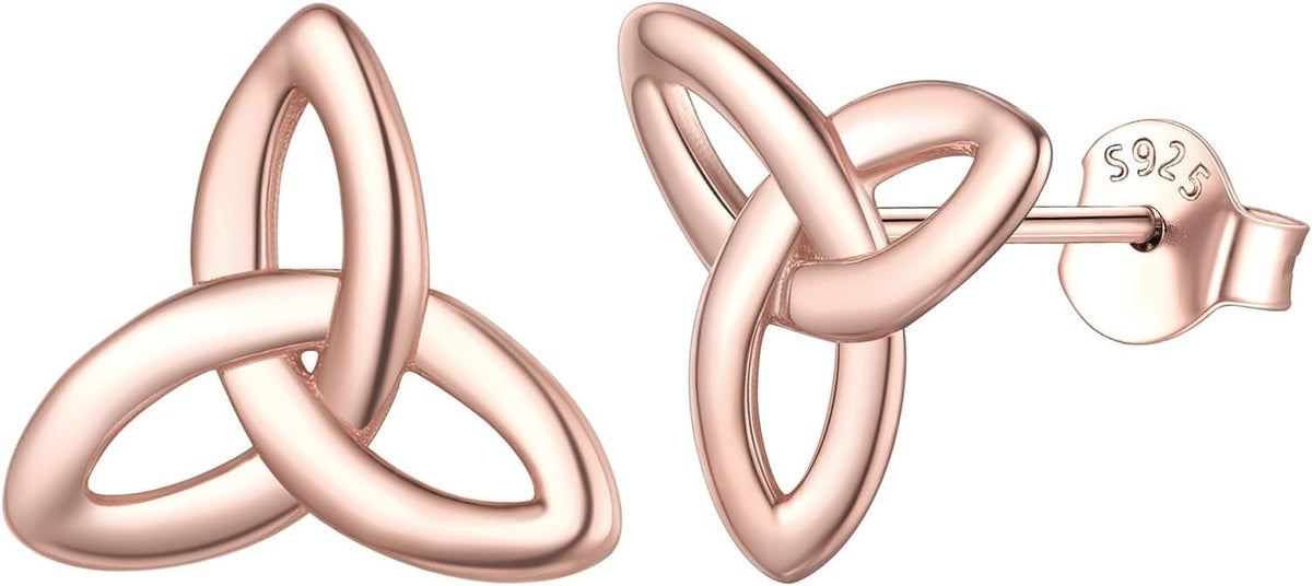 ChicSilver Pendientes celtas para mujer de plata de ley hipoalergén...