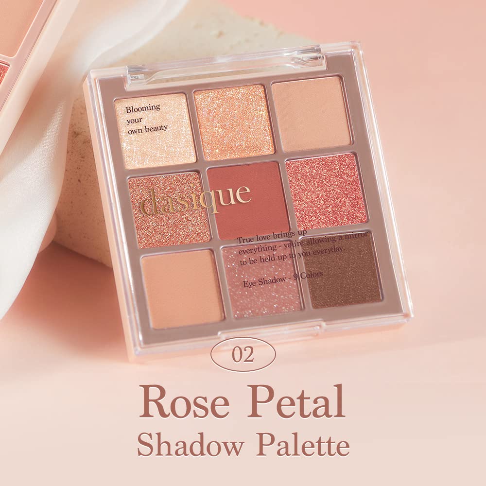 Paleta de sombras dasique #02 Pétalo de rosa