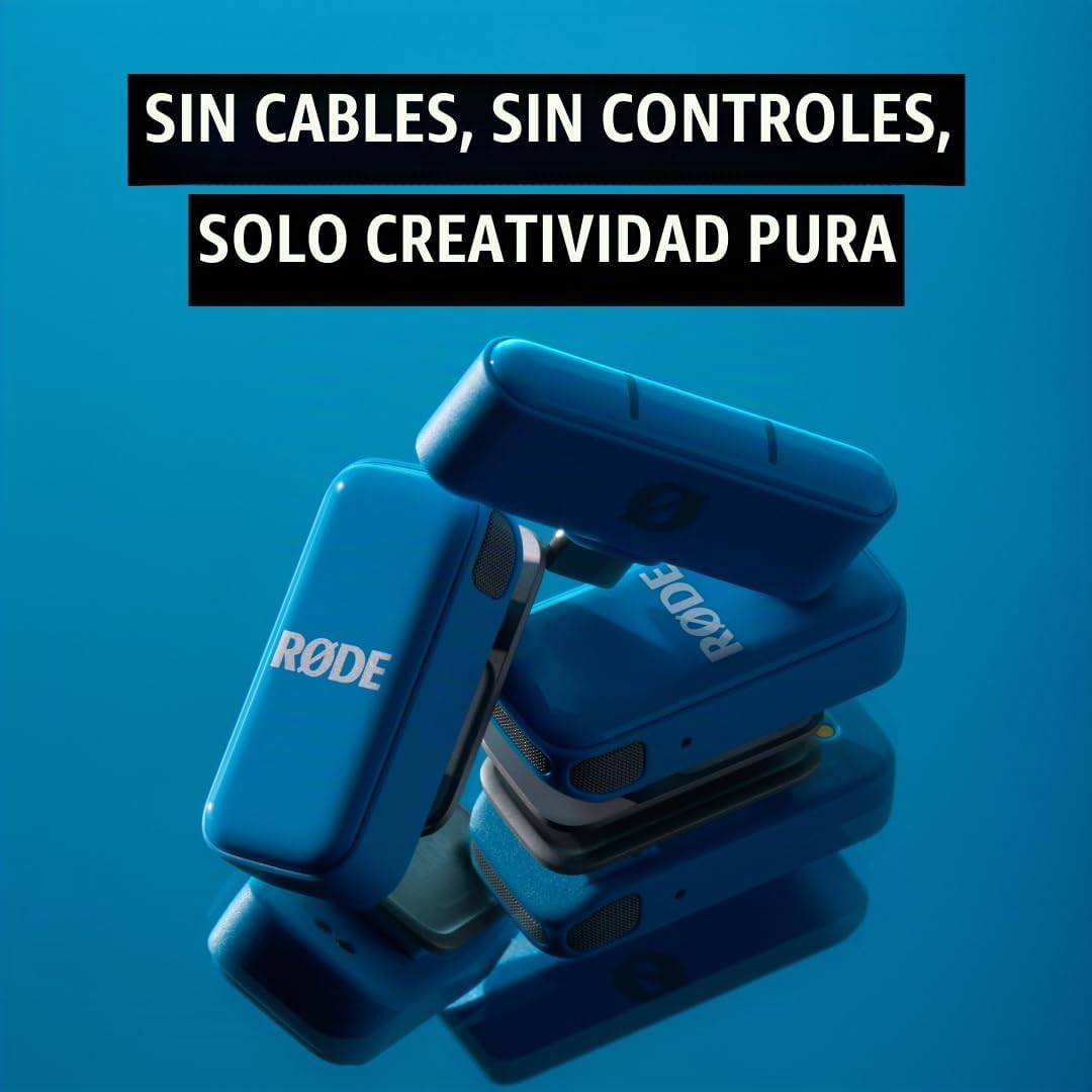 RØDE Wireless Micro - Micrófono inalámbrico compacto, dos micrófono...