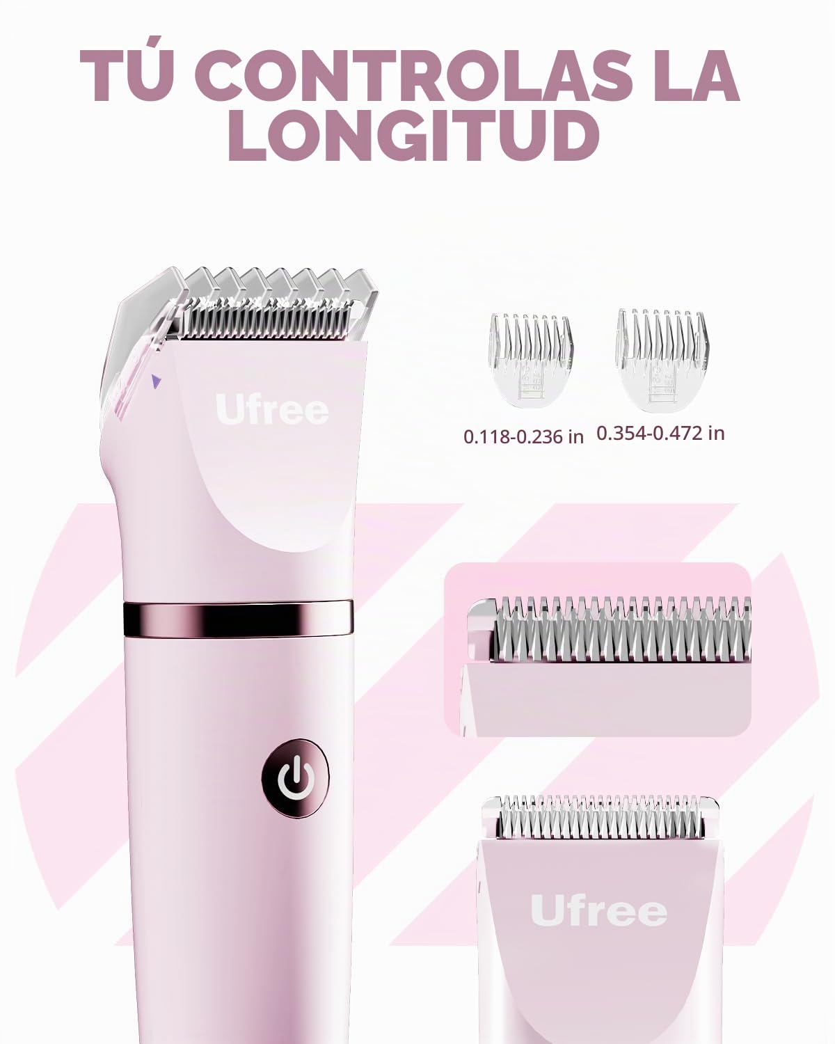 Maquinillas de afeitar eléctricas Ufree 3 en 1 para mujer, regalos...