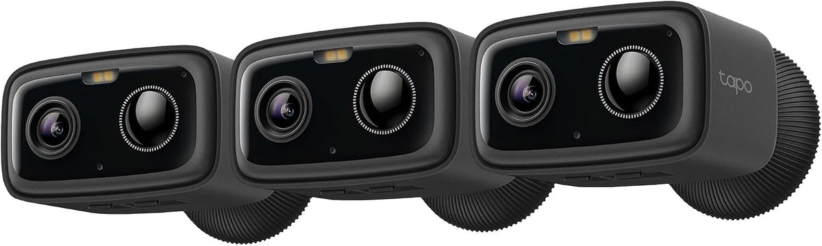 Tapo Cámara de seguridad inalámbrica para exteriores 1080p, aliment...