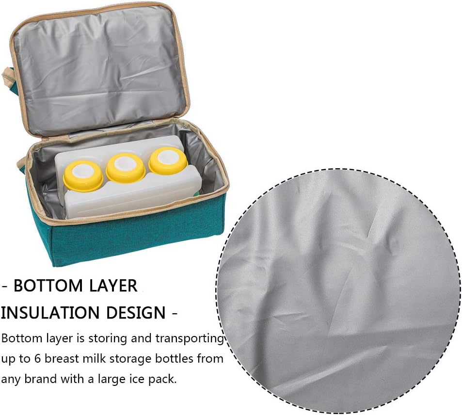 Mochila para extractor de leche \u2013 Doble capa para madre bolsa...