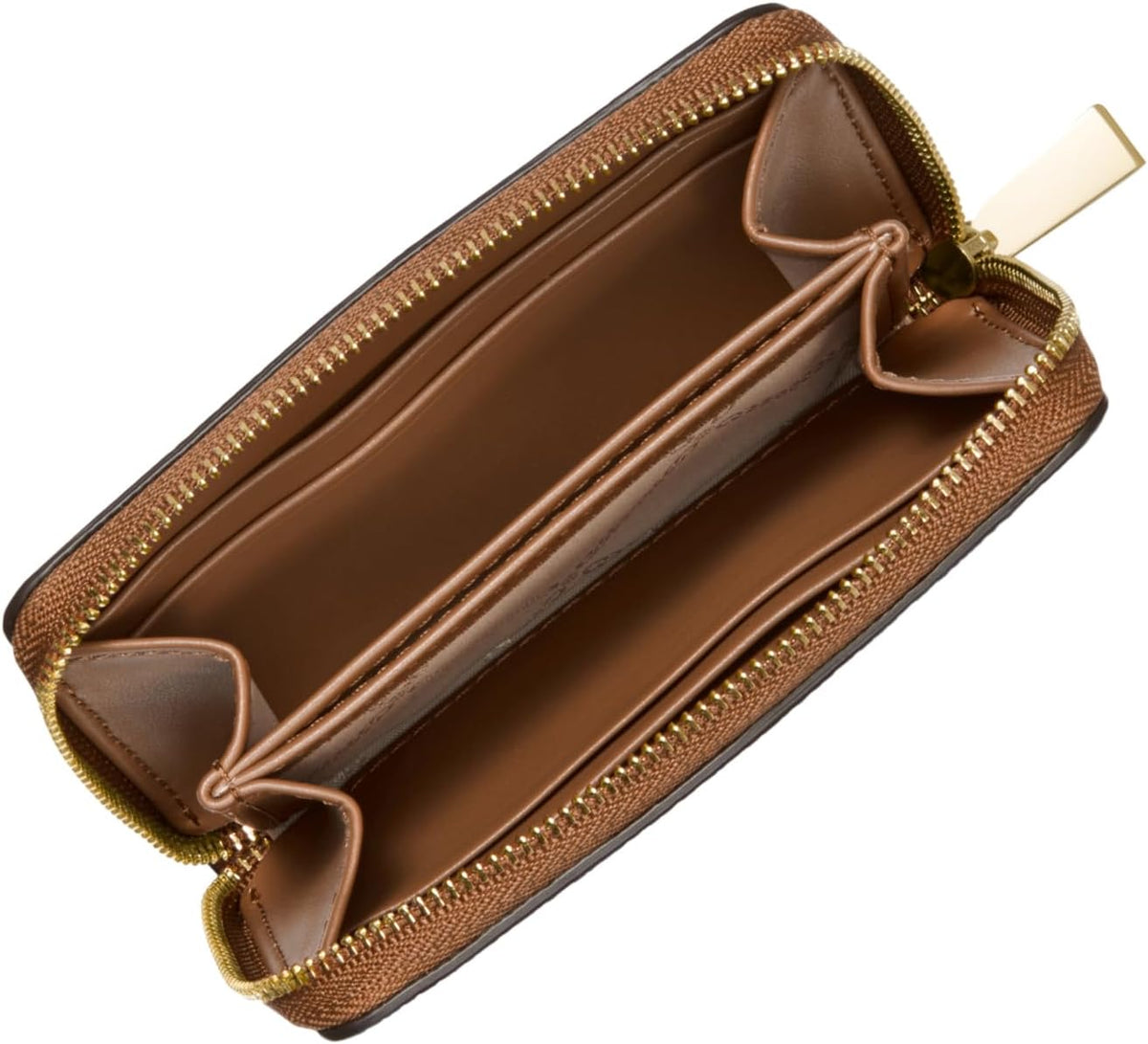 Michael Kors Estuche para tarjetas Jet Set con cremallera pequeña,...