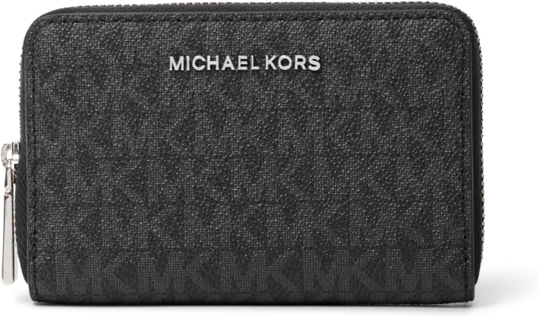 Michael Kors Jet Set - Estuche para tarjetas con cremallera pequeña...