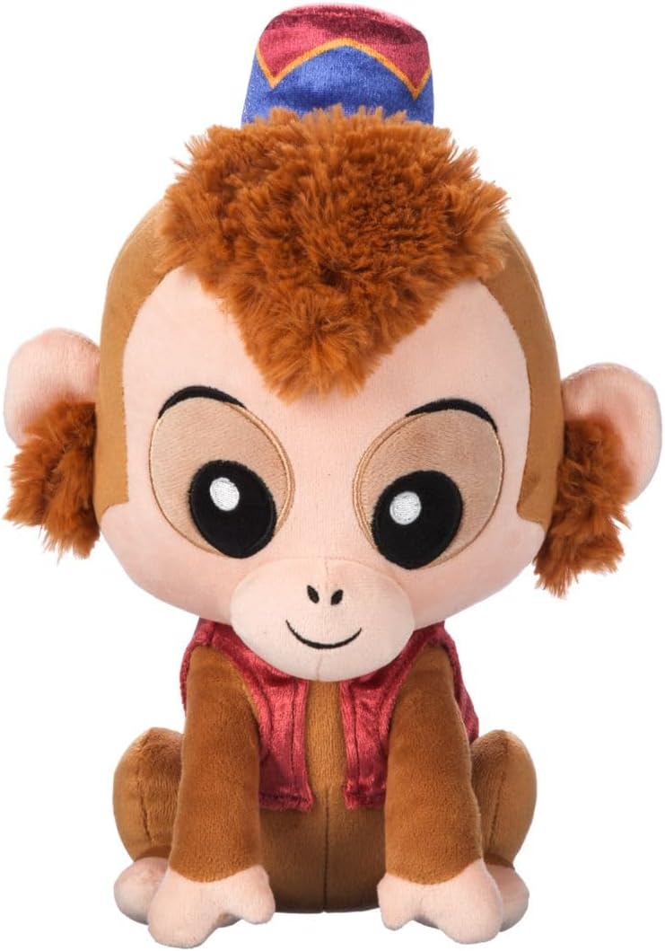 DISNEY STORE Peluche oficial de Abu Aladdin, peluche de Disney Side...