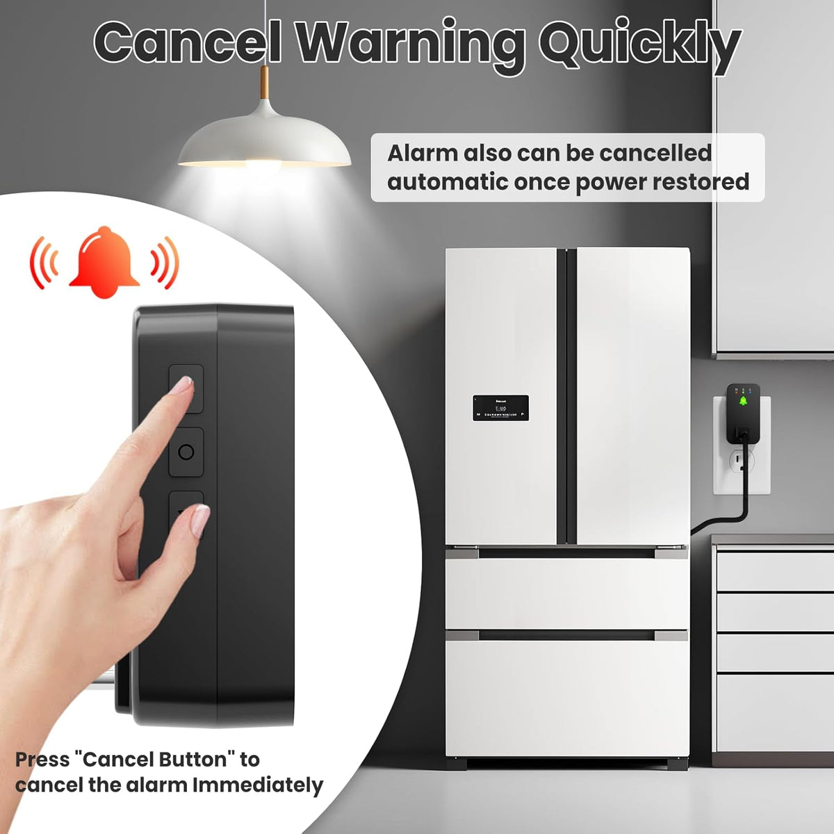 Alarma de corte de energía WiFi, alarma de corte de energía intelig...