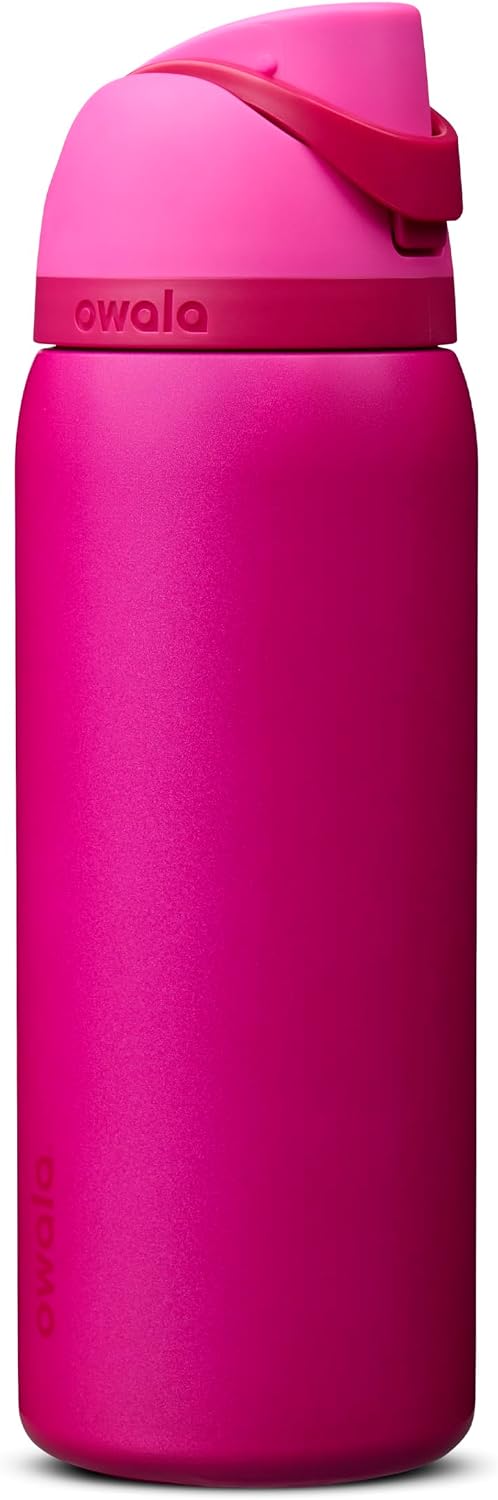 Owala FreeSip - Botella de agua de acero inoxidable de 32 oz Read M...