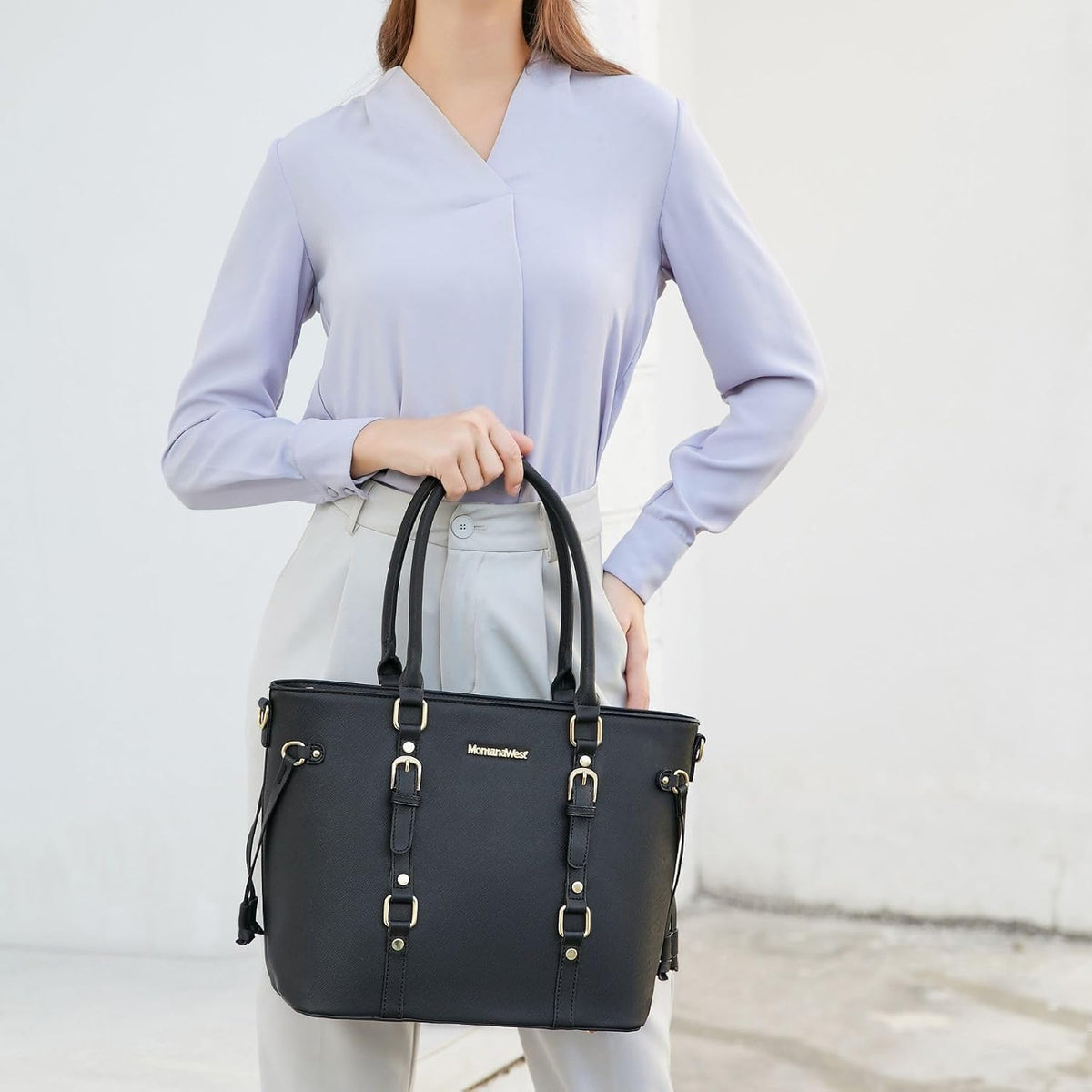 Montana West - Juego de 3 piezas de bolsos para mujer: bolso de man...