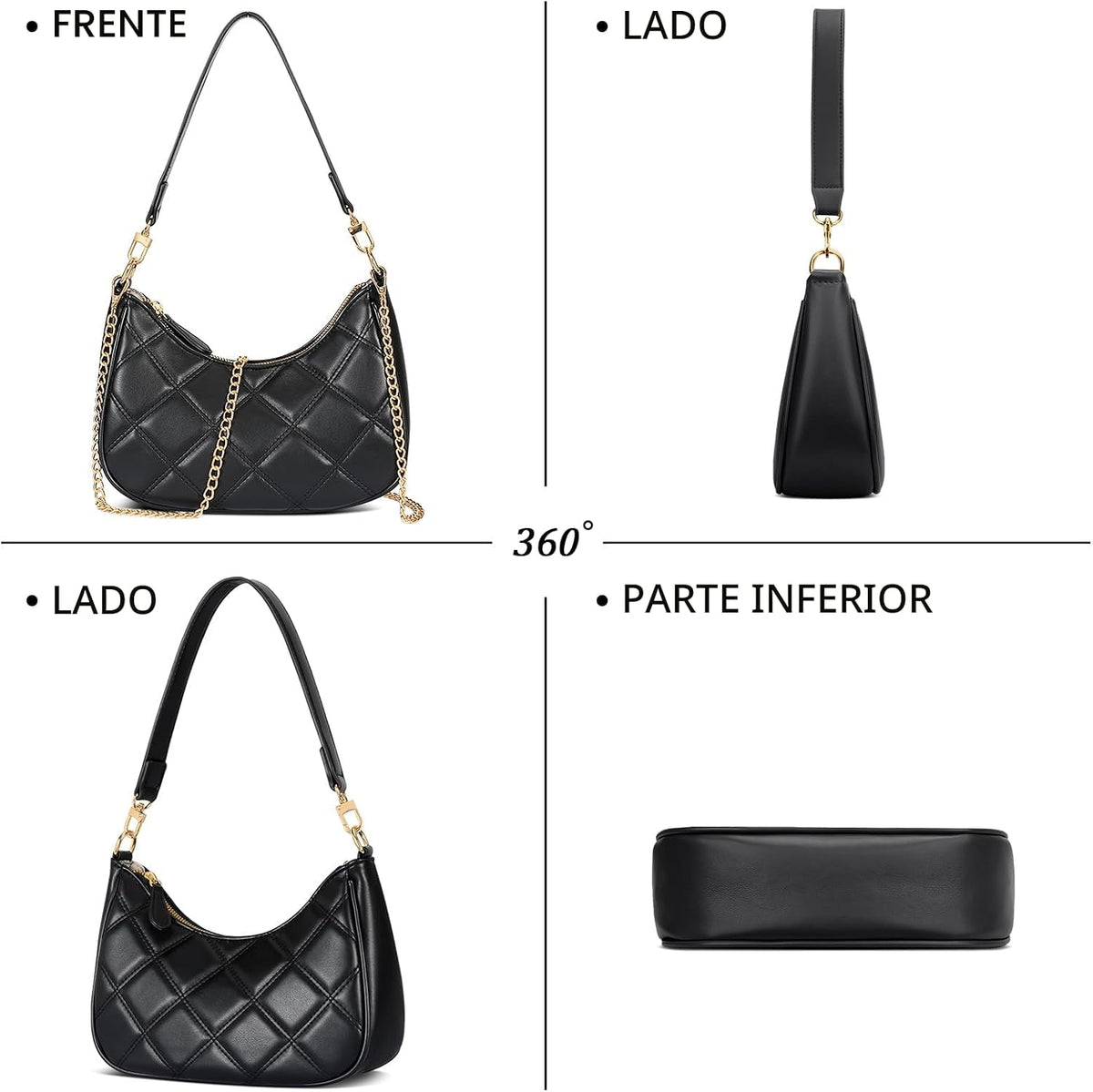 KKXIU Bolso de hombro para mujer, lindos bolsos y bolsos hobo | Bol...