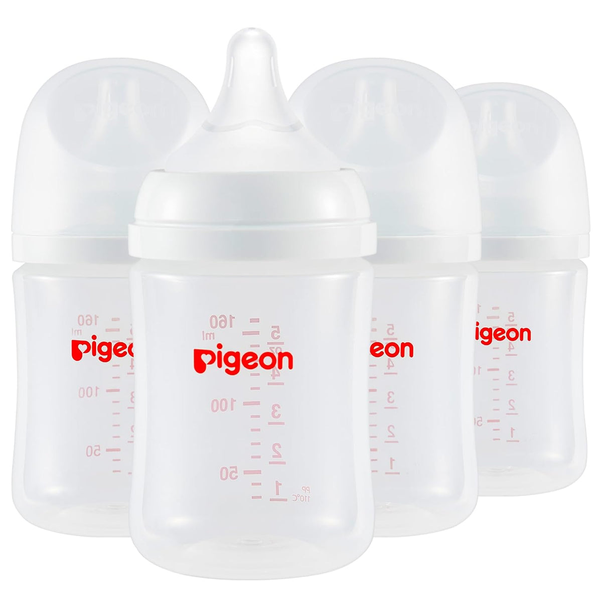 Pigeon Botella de lactancia anticólicos de cuello ancho PP, 5 onzas...