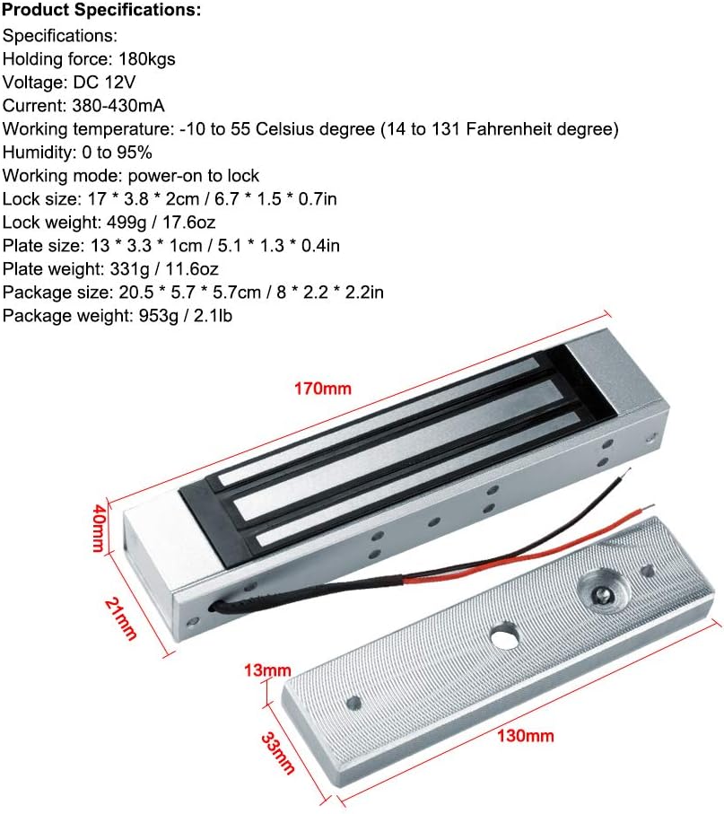 XYBkey Kit de sistema de control de acceso de seguridad Card Swipe,...
