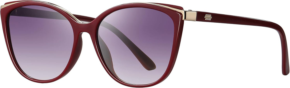 Colrea Gafas de Sol Modernas con Forma de Ojo de Gato para Mujer, E...