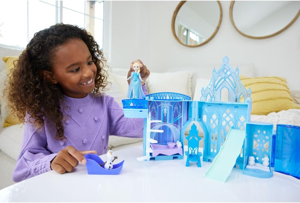 Disney Frozen Storytime Stackers Elsa Ice Castle Casa de muñecas |...