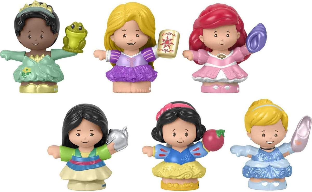 Fisher-Price Set de regalo de princesa Disney de Little People, 6 f...