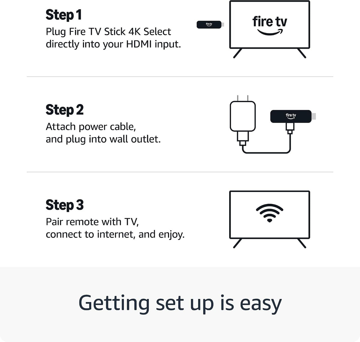 Amazon Fire TV Stick 4K Select con Control remoto por voz Alexa Pro