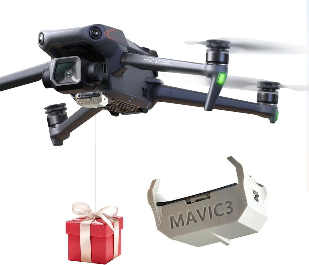 HENWAFX Sistema de Airdrop de carga útil DJI Mavic 3, compatible co...