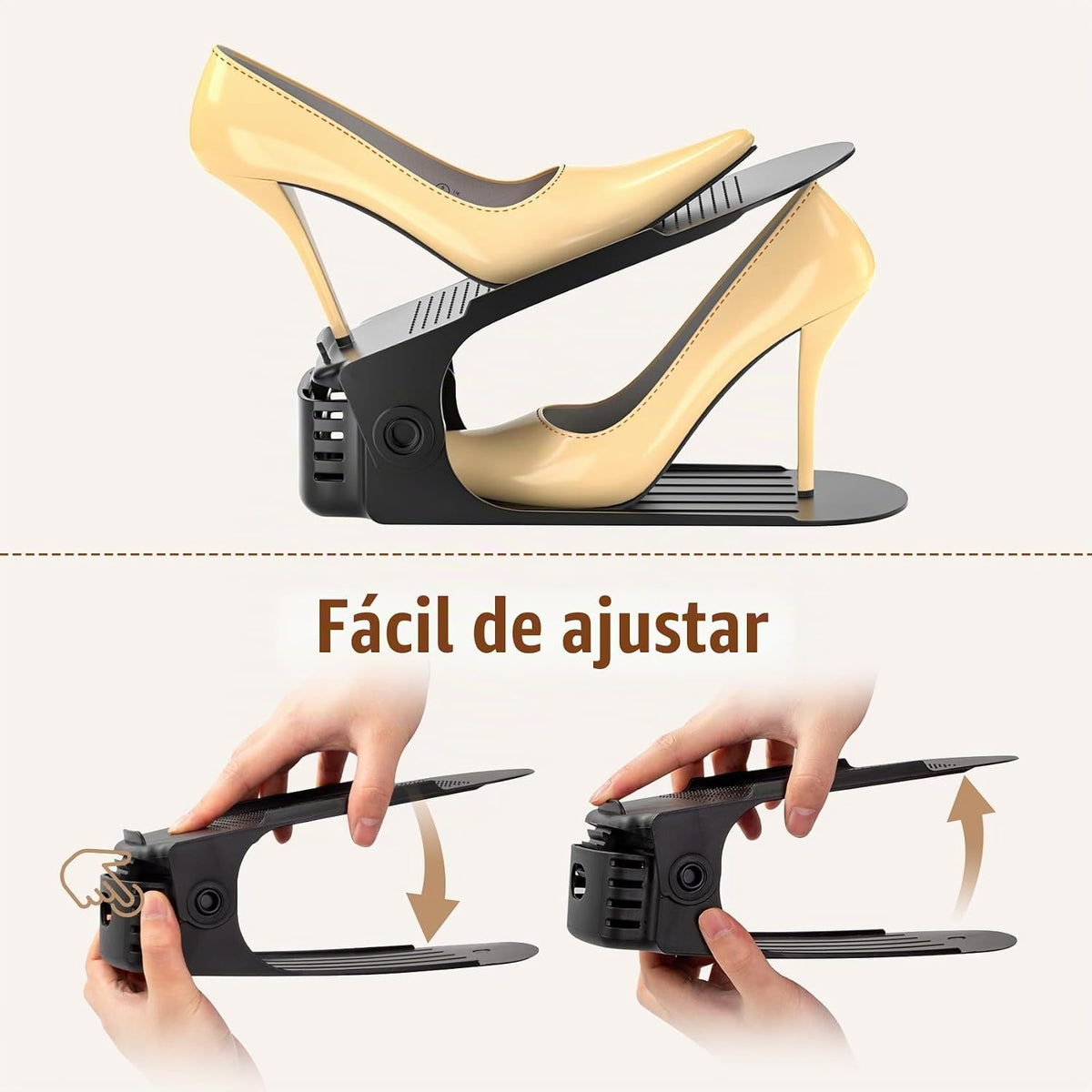 Neprock Organizador de Ranuras para Zapatos, Organizador de Almacen...