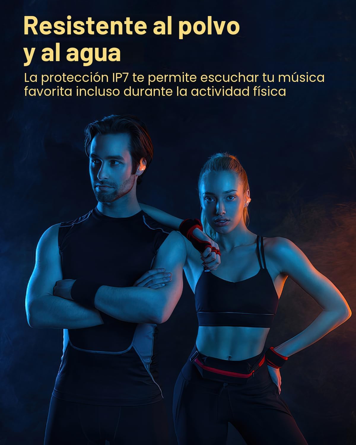 Auriculares inalámbricos, Bluetooth 5.4 Auriculares deportivos sobr...