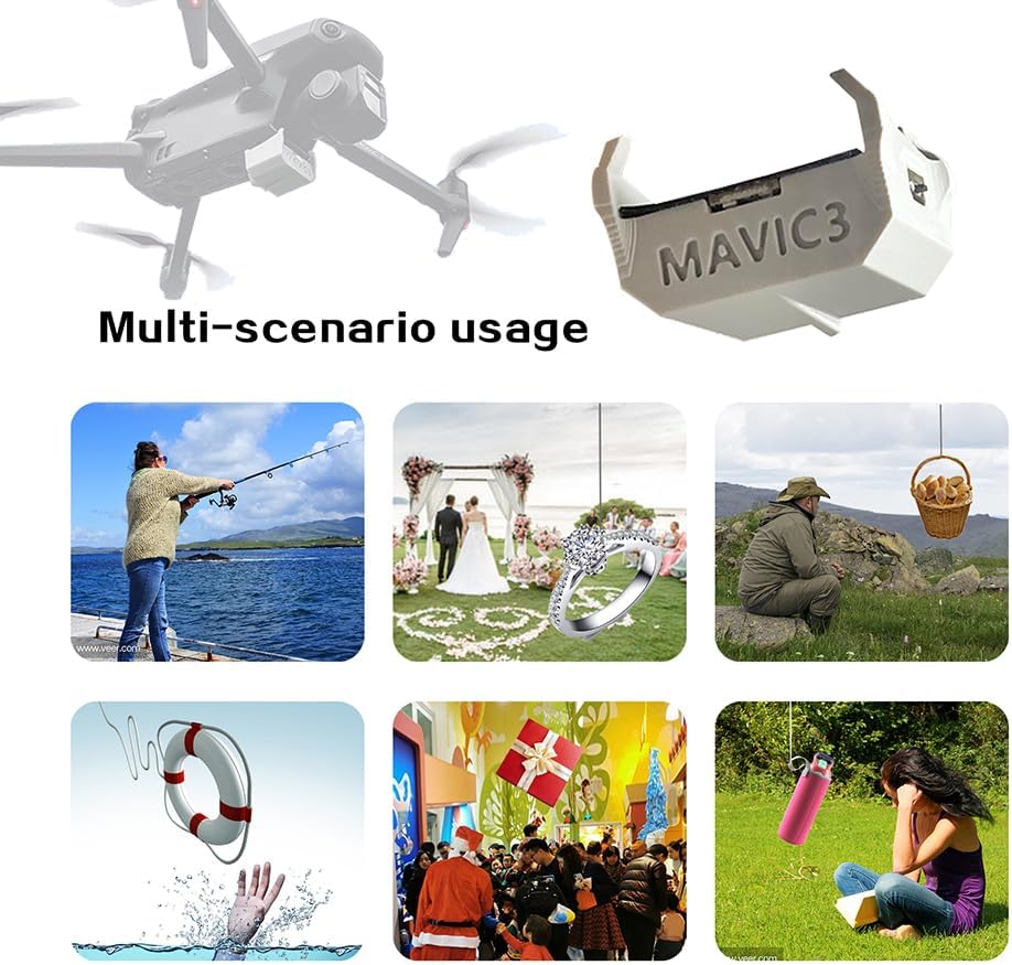 HENWAFX Sistema de Airdrop de carga útil DJI Mavic 3, compatible co...