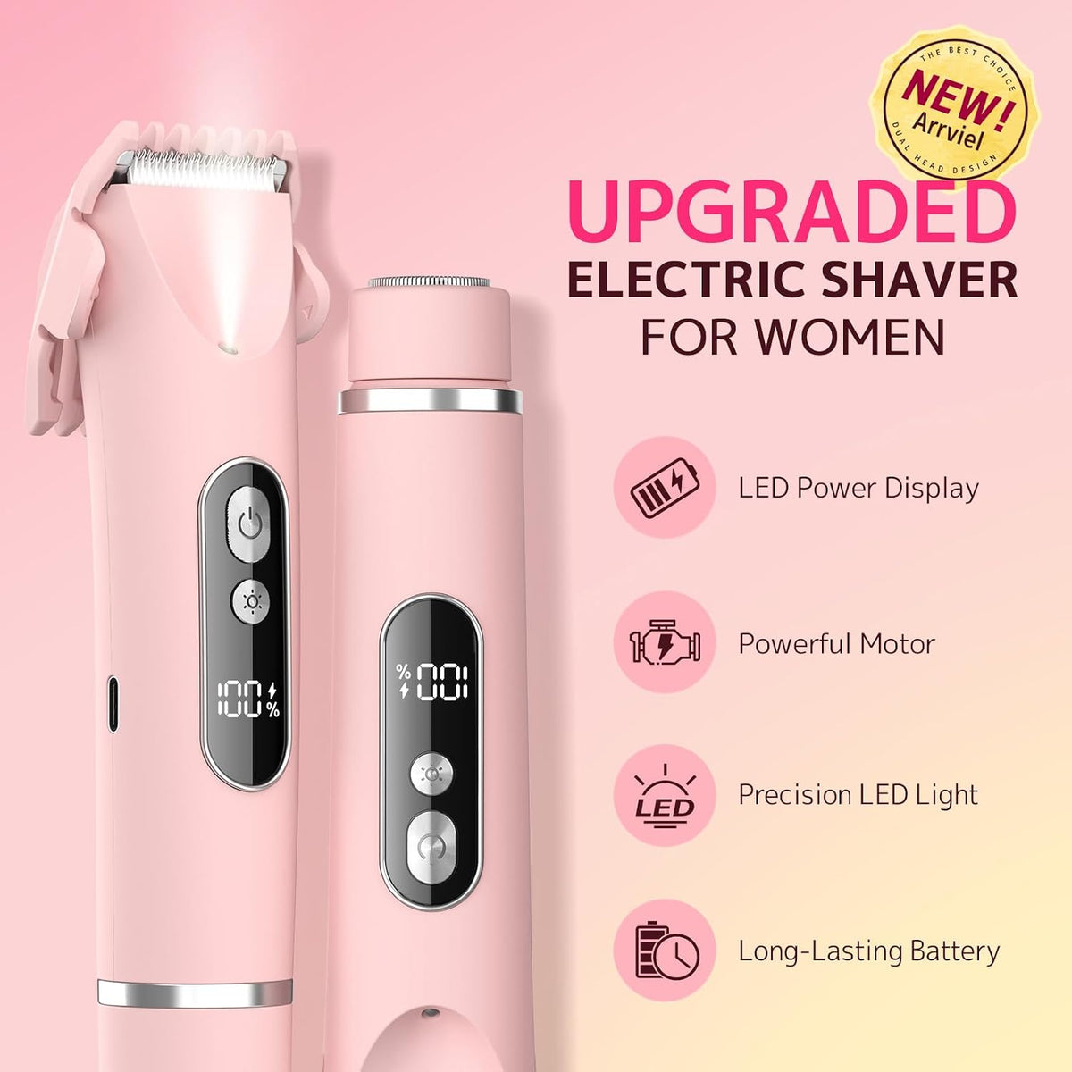 CoolHair Recortadora de bikini para mujer, maquinilla de afeitar el...