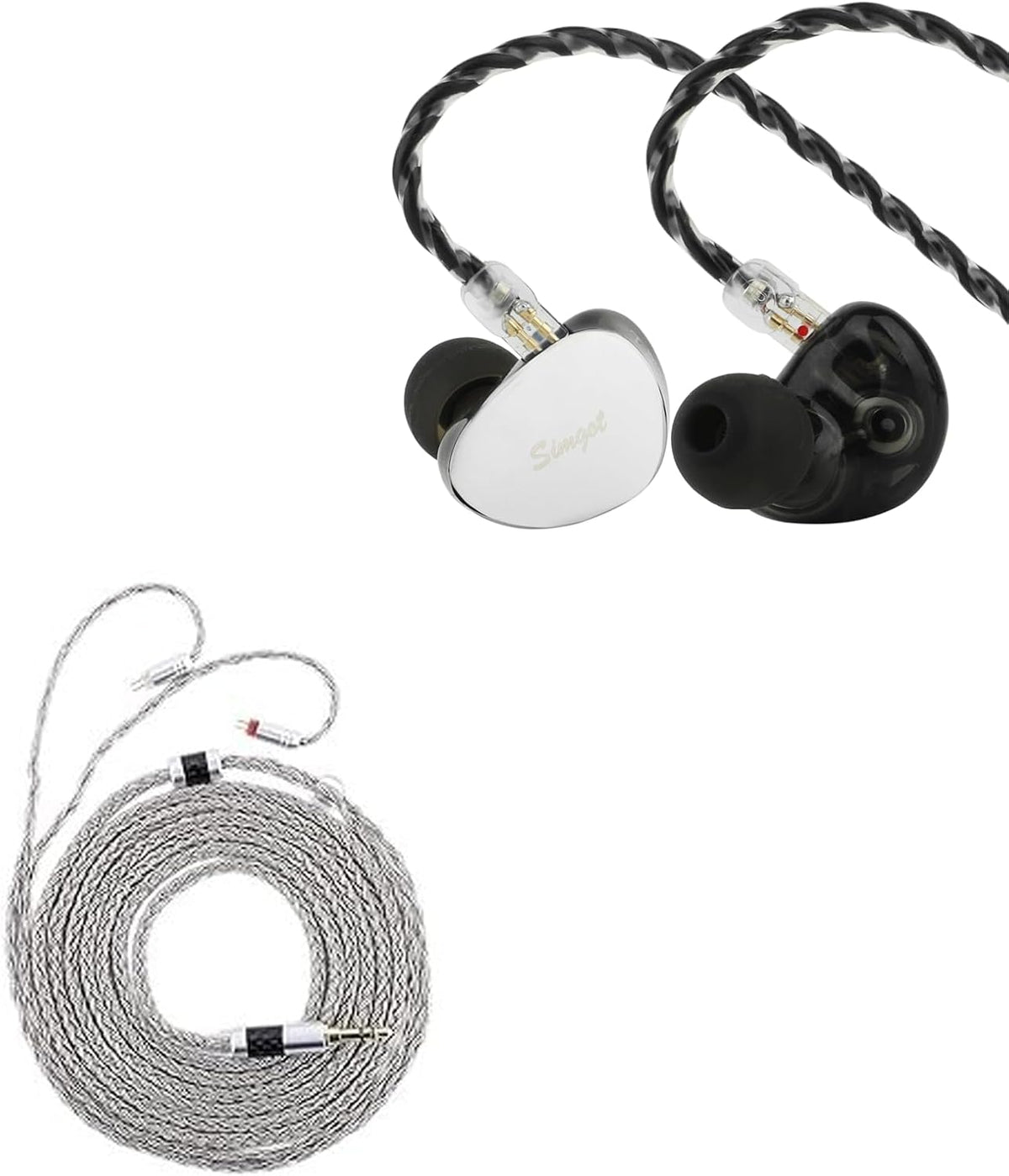 Linsoul SIMGOT EG280 - Monitor de oído, 1DD+1 planar HiFi IEM, auri...