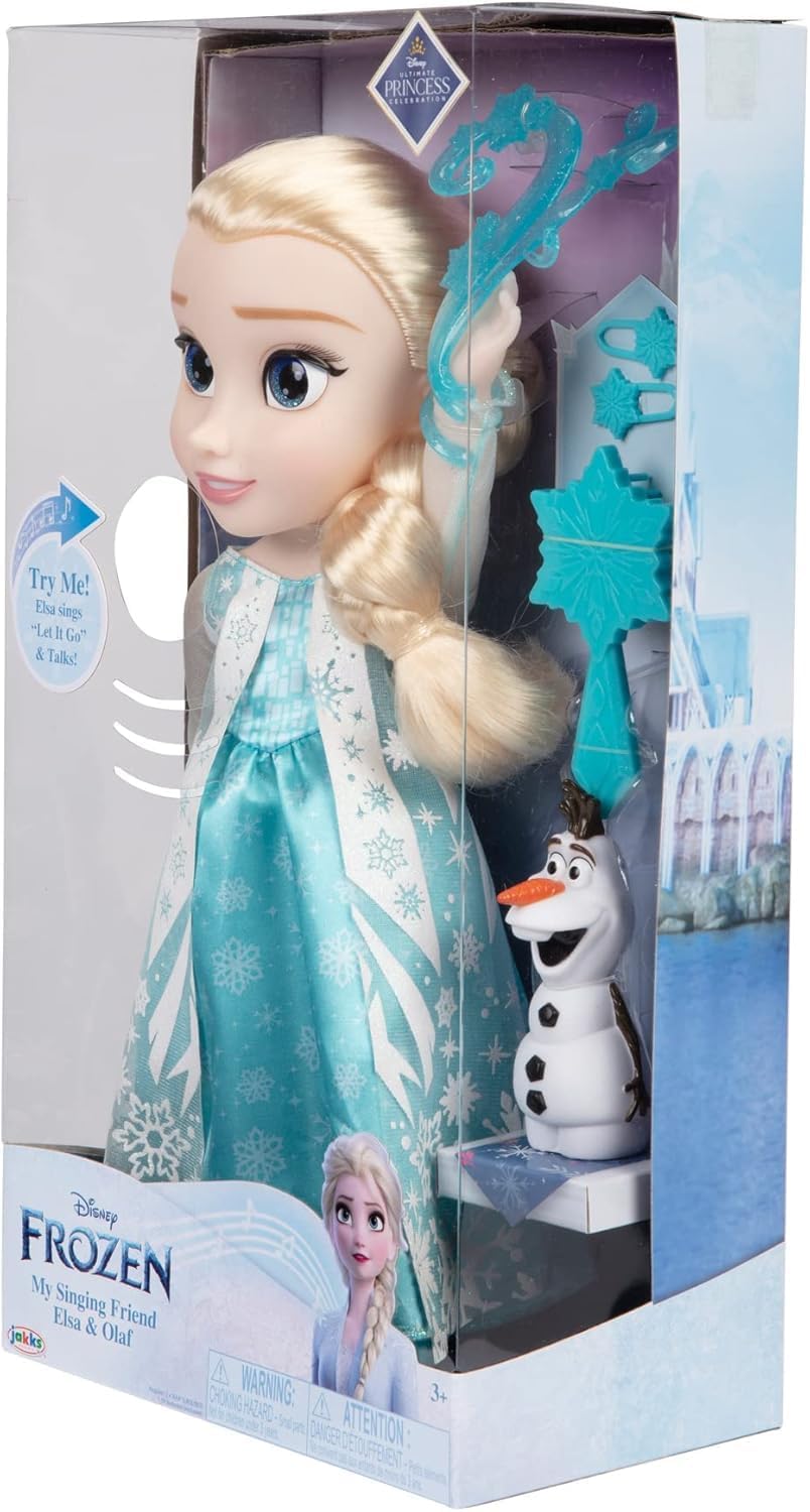 JAKKS Pacific Elsa Doll Classic Mi amiga cantante Elsa Doll y Olaf...
