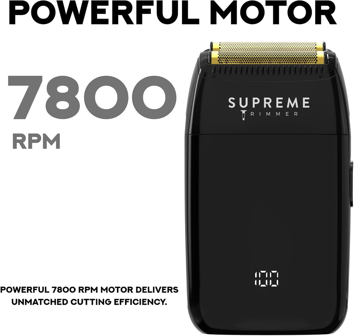 Supreme Trimmer Crunch Lite Afeitadora Profesional de Doble Lámina...