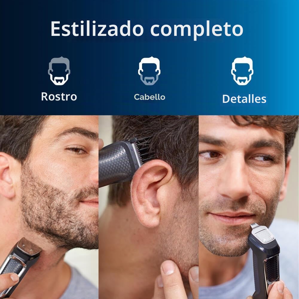 Norelco Philips Multigroom 3000 Series, recortadora todo en uno, re...