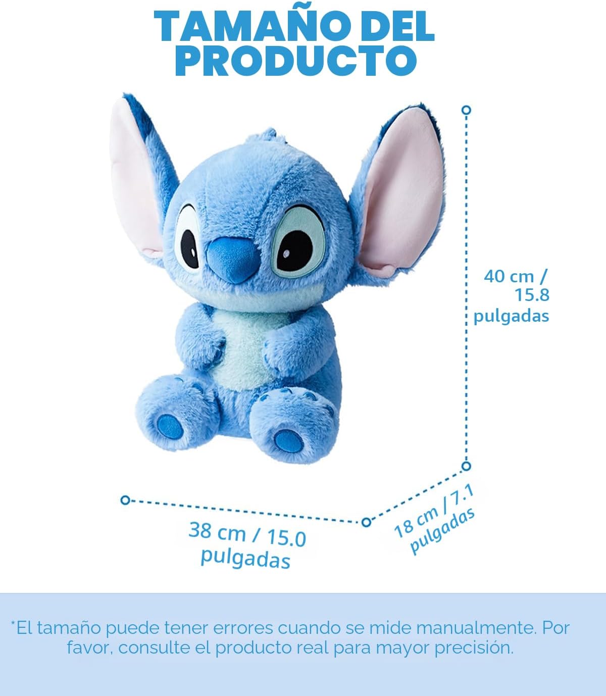 MINISO - Animal de peluche de Disney de 16 pulgadas, colección de j...