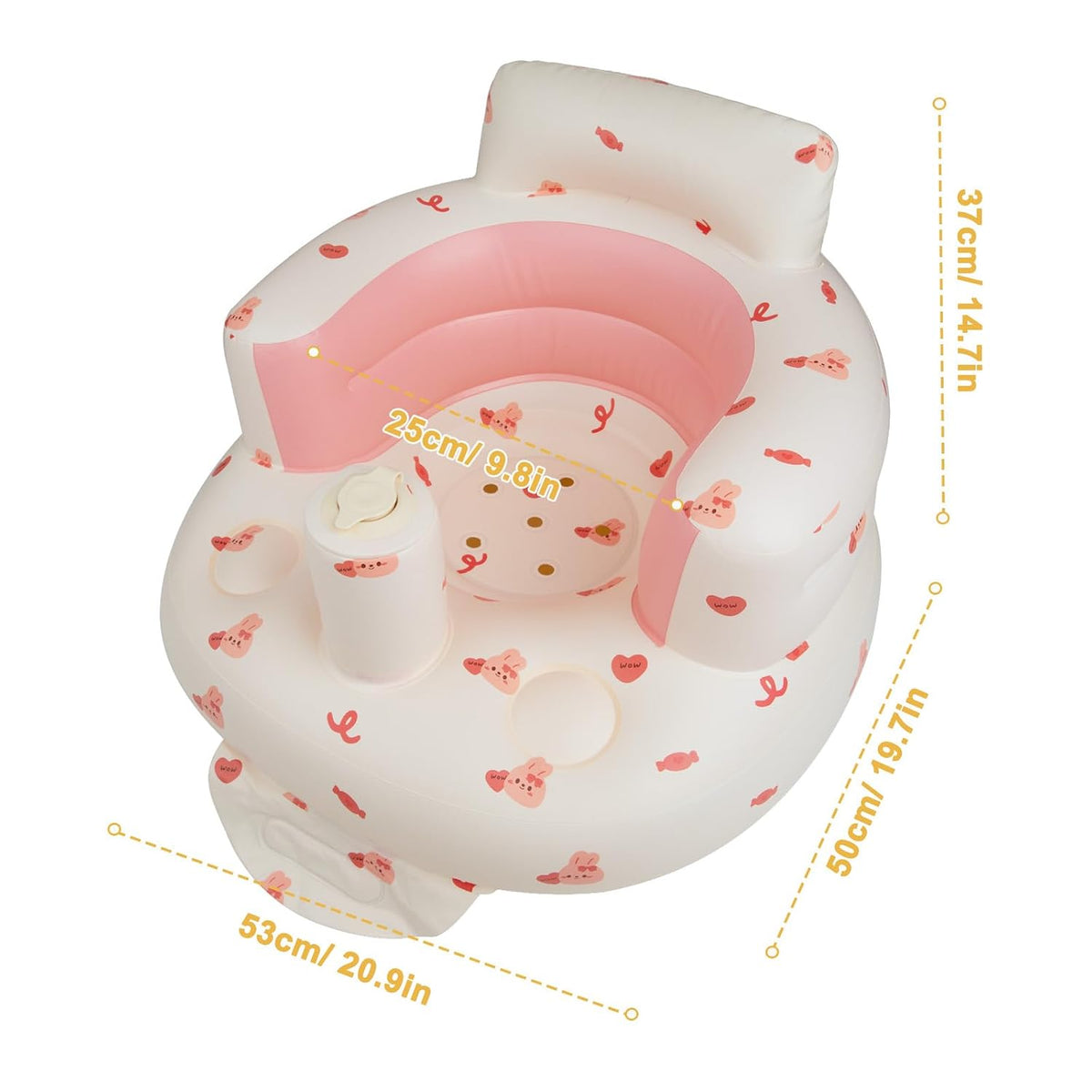 EKEPE Asiento de bebé inflable, silla de bebé para bebé sentado | C...