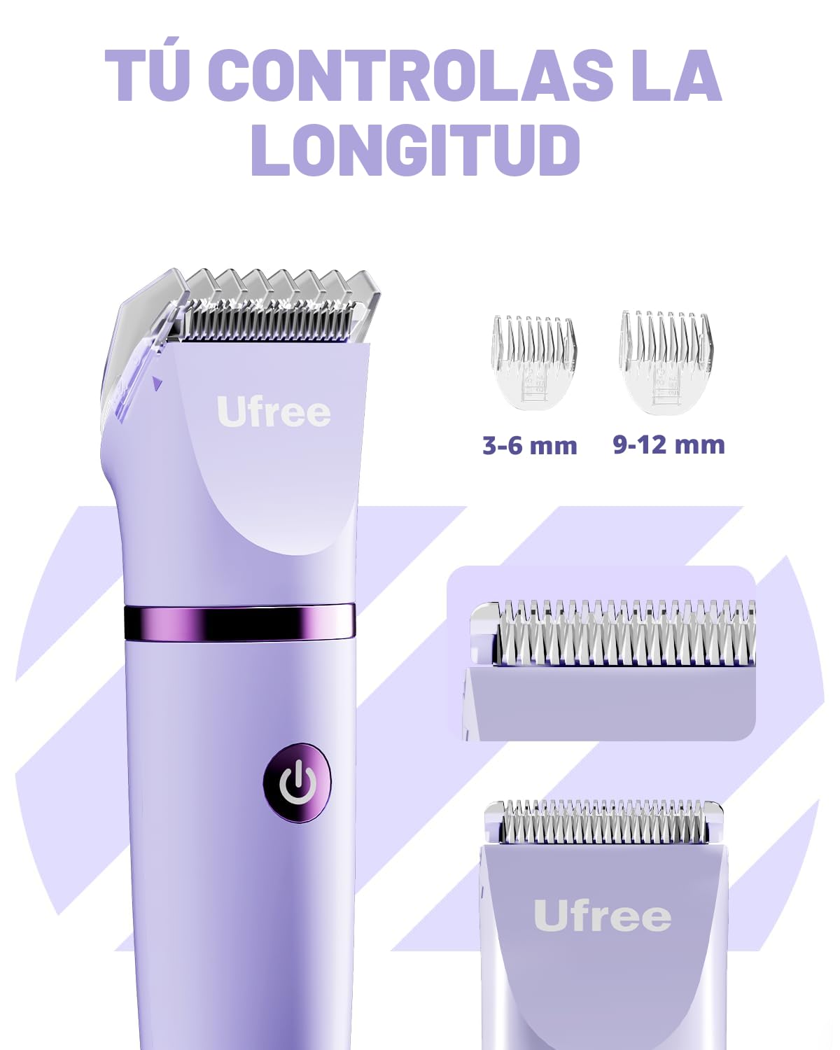 Ufree Maquinilla de Afeitar Eléctrica 3 en 1 para Mujer, Regalos pa...