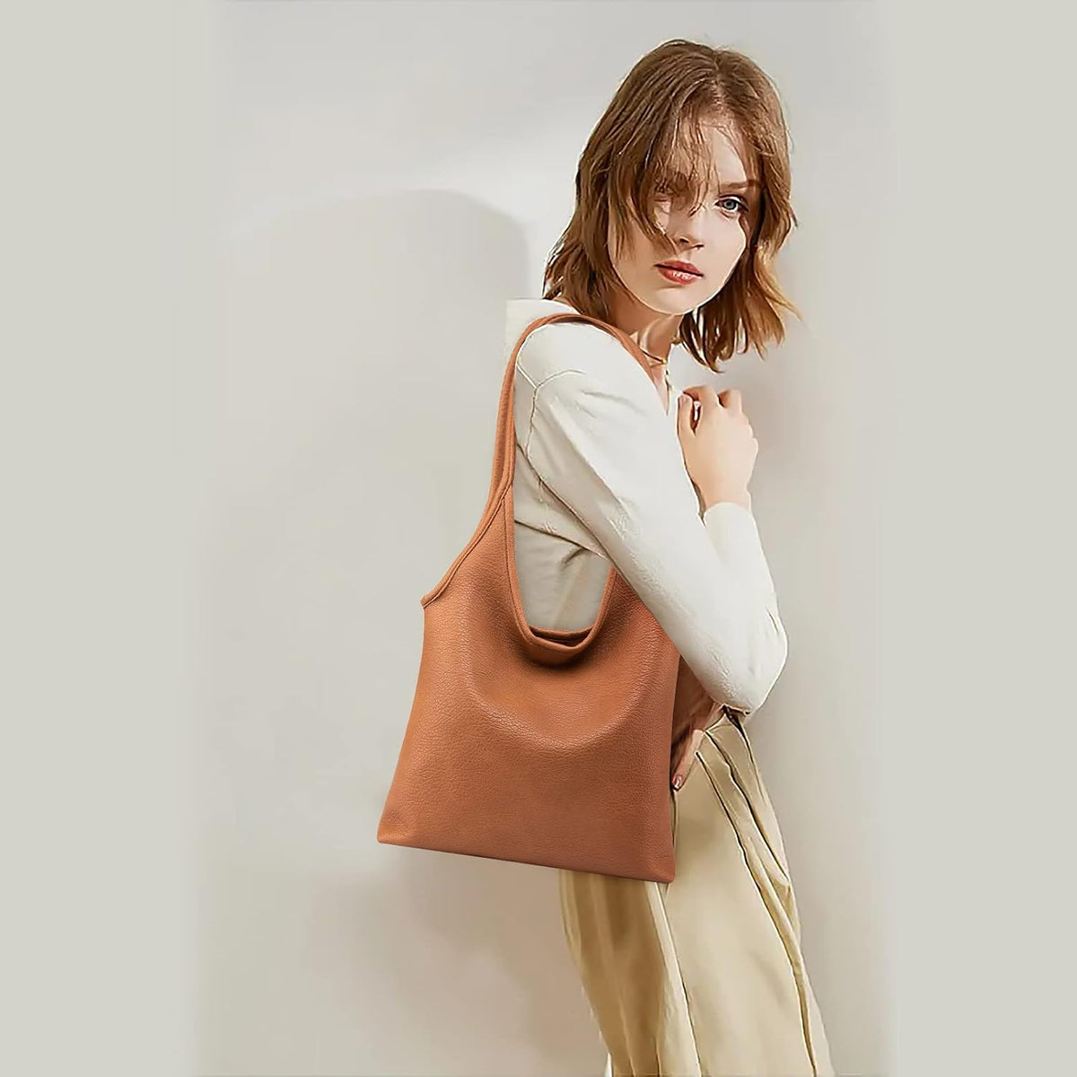 Montana West Bolsos estilo hobo holgados para mujer, bolsos de homb...