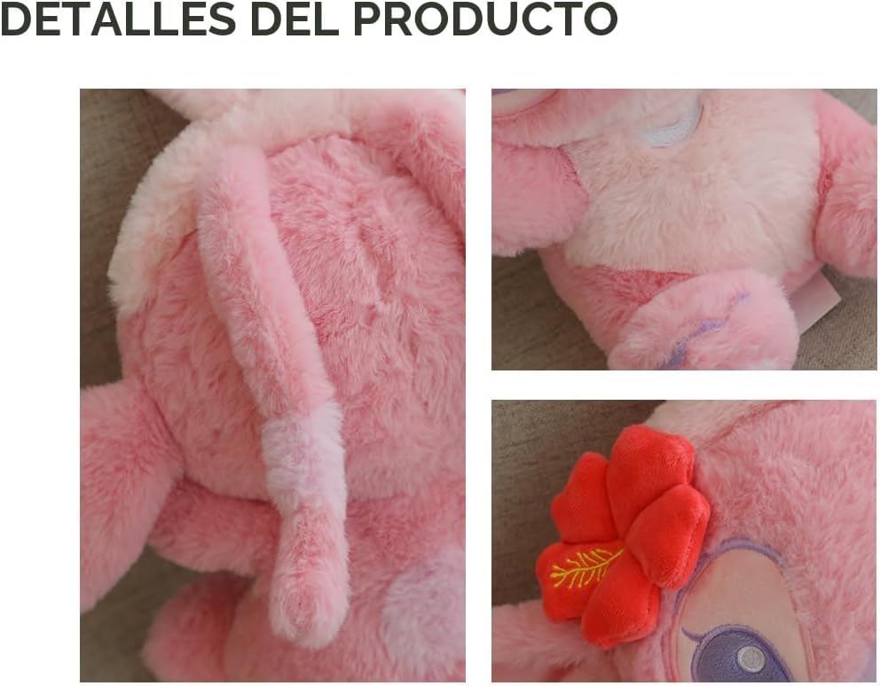 MINISO Disney - Juguete de peluche con puntada de ángel, 10 pulgada...