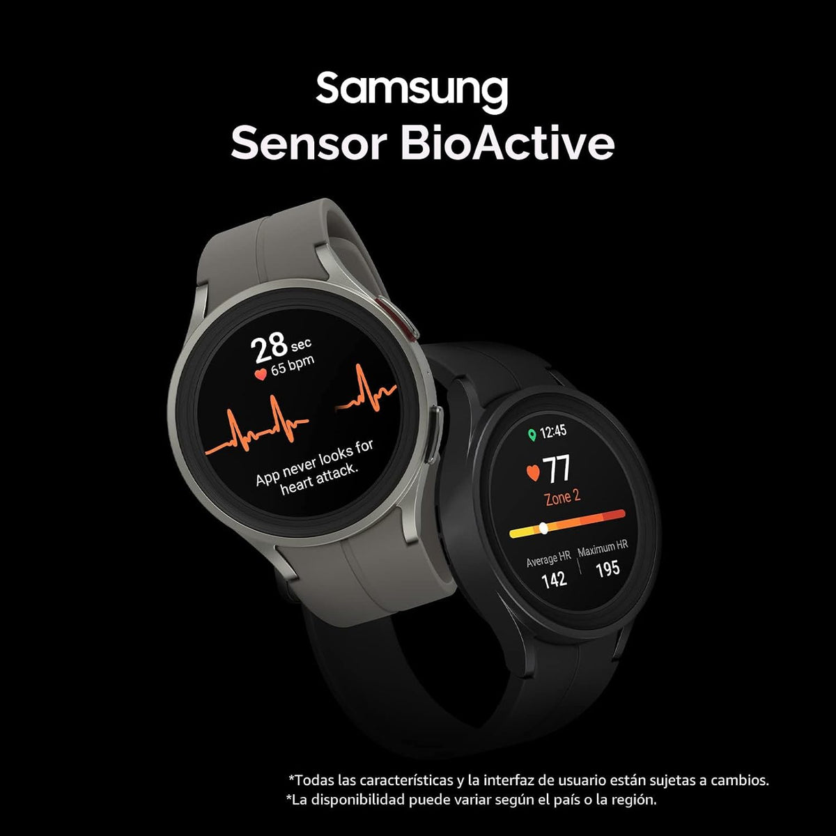 SAMSUNG Galaxy Watch 5 Pro 45mm, reloj inteligente Bluetooth con se...