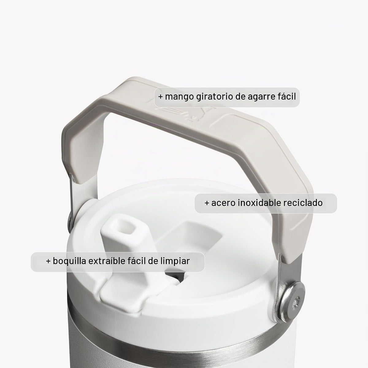 STANLEY IceFlow 2.0 - Vaso con pajita, 30 onzas, Splash | Asa de fá...