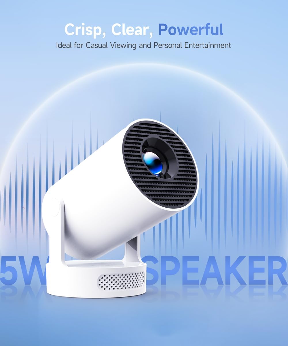 Magcubic Mini proyector 4K compatible con WiFi 6 y Bluetooth 5.4, a...