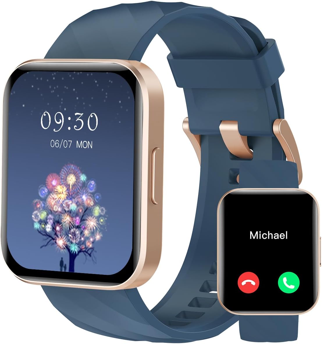 RUIMEN Relojes inteligentes para mujer y hombre (Responder\/Realiza...