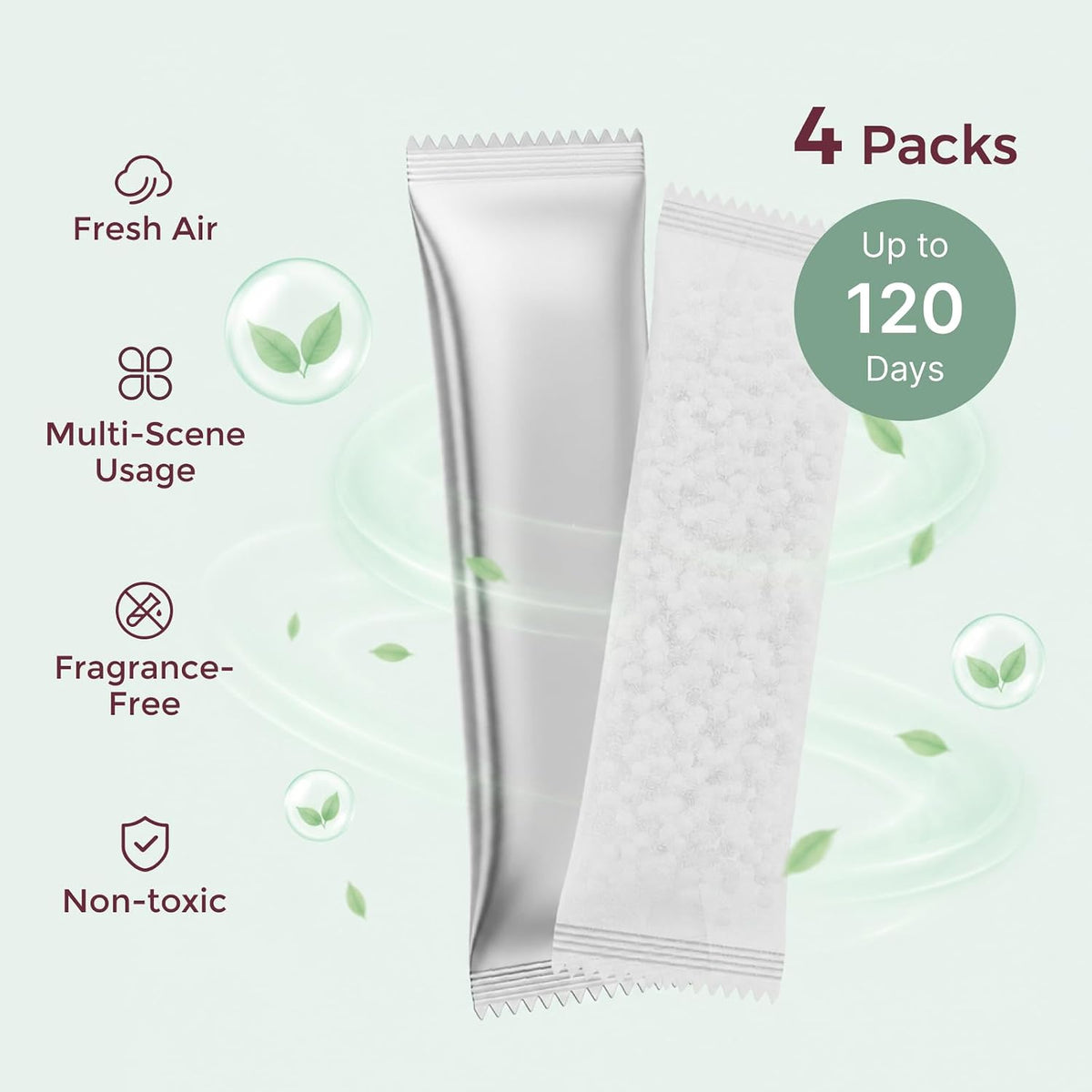 Momcozy Recambios de desodorante para cubos de pañales, 4 paquetes,...