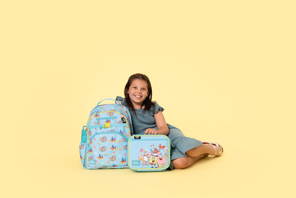 Simple Modern Mochila para niños y niñas escolares, Bob Esponja: Am...