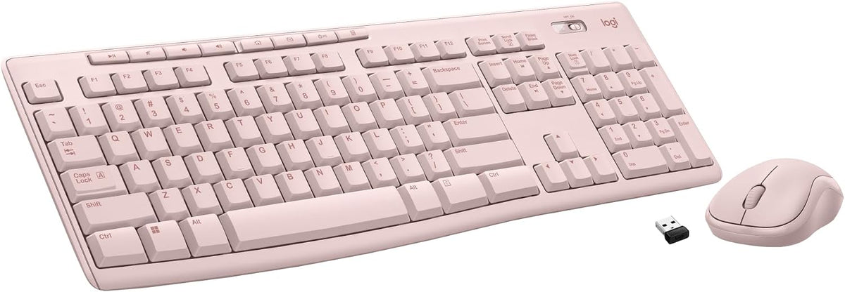 Logitech MK270 Combo de teclado y mouse inalámbricos de tamaño comp...