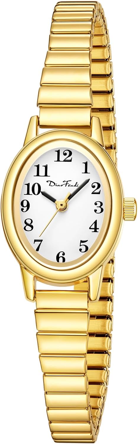 Diaofendi Reloj Pequeño de Lectura Fácil para Mujer, Reloj Analógic...