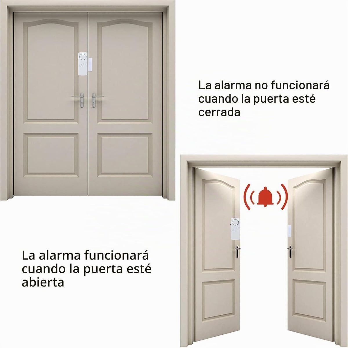 Alarma de puerta y ventana, alarmas de puerta de 90 DB para segurid...