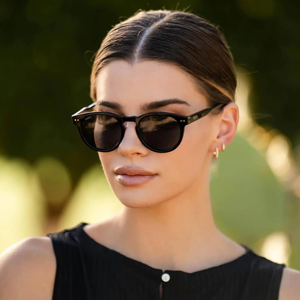 WearMe Pro Gafas de sol polarizadas redondas para mujer, protección...