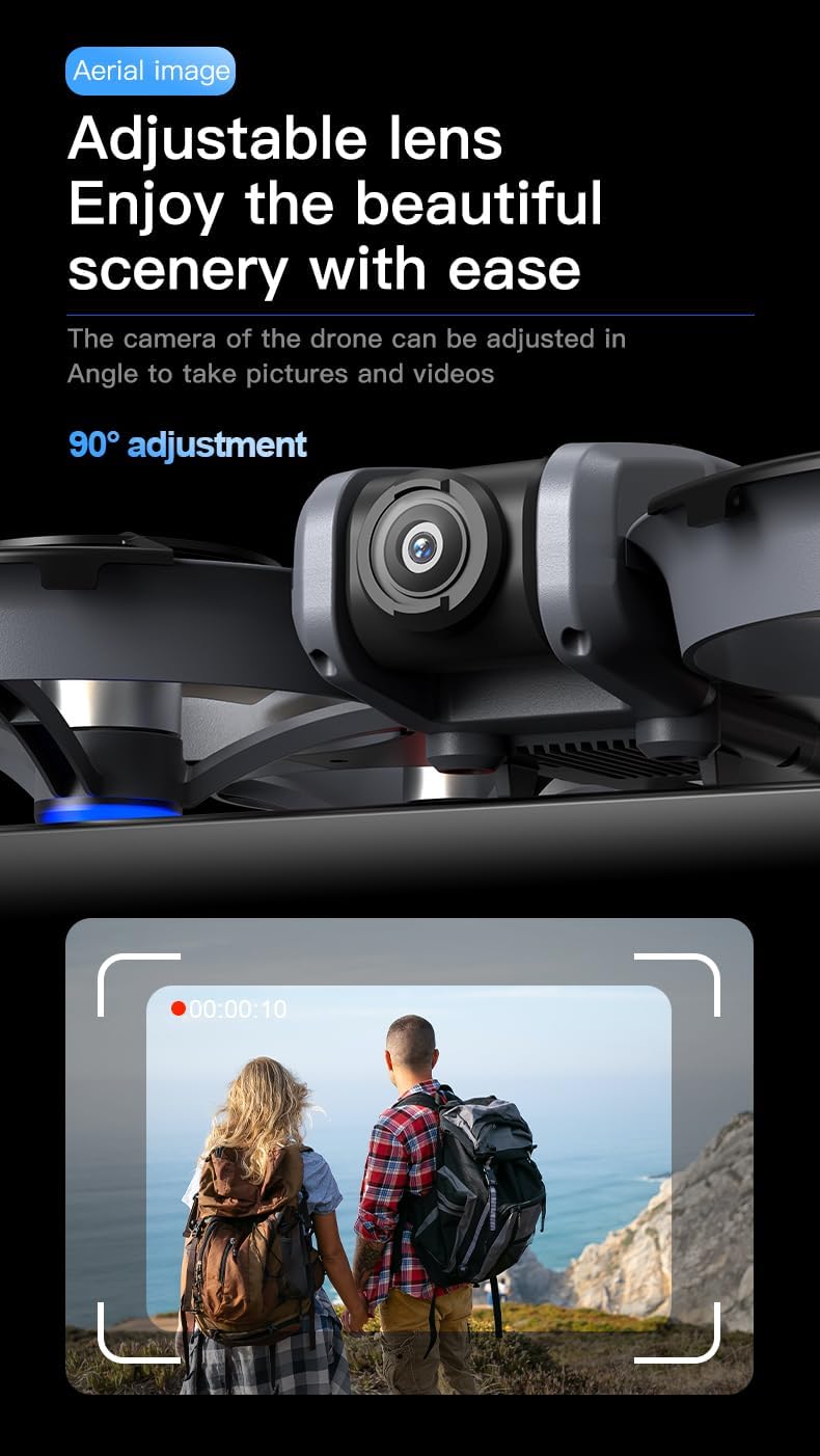 Dron VR FPV con cámara y gafas de realidad virtual para principiant...