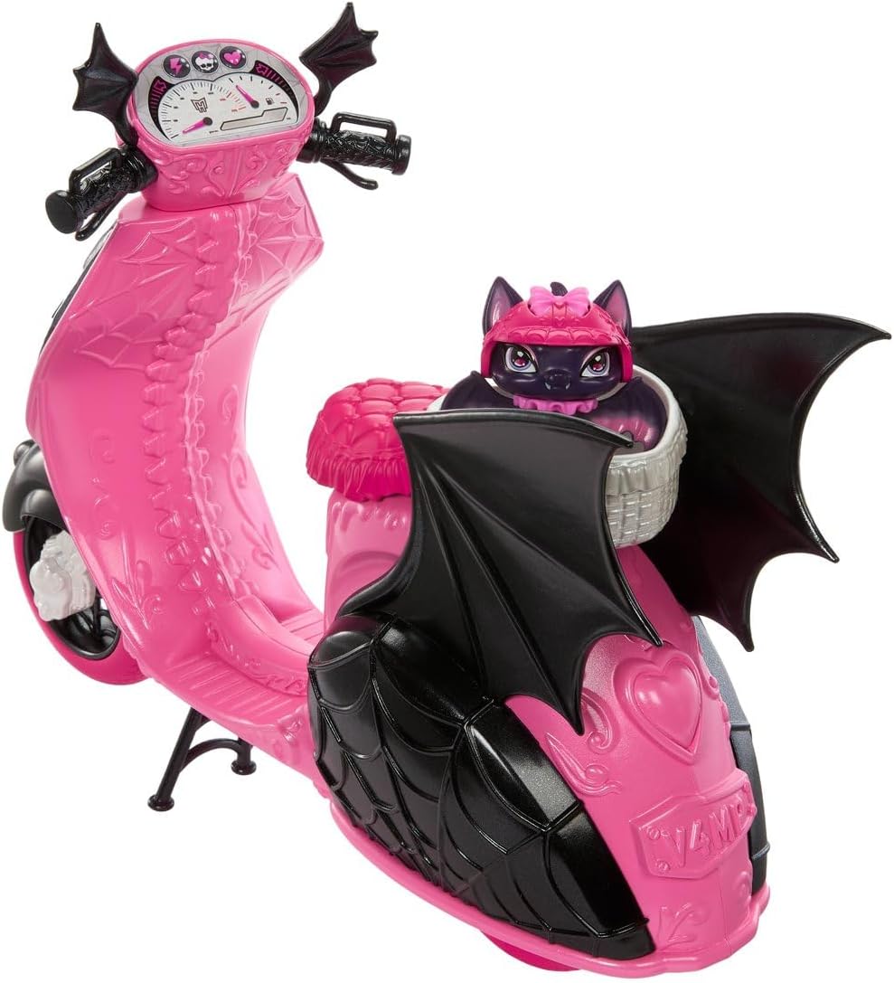 Draculaura y su patineta Monster High