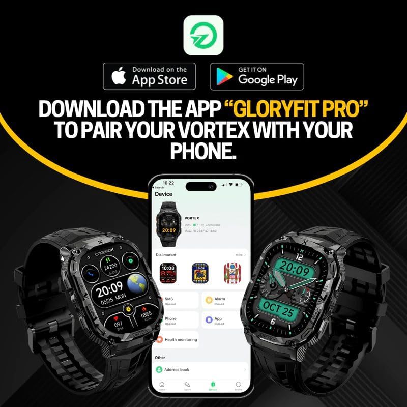 CARBINOX Reloj Inteligente Vortex (Contestar\/Hacer Llamadas), Rast...