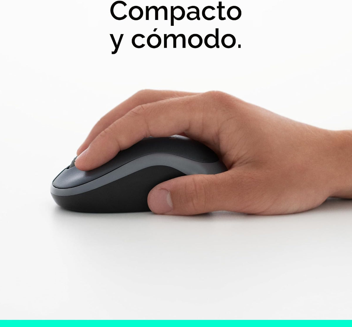 Logitech Ratón inalámbrico ambidiestro compacto M185 de 2,4 GHz - G...