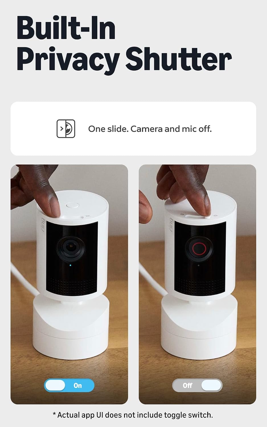 Cámara para interiores con movimiento 2K Ring con enchufe (último m...