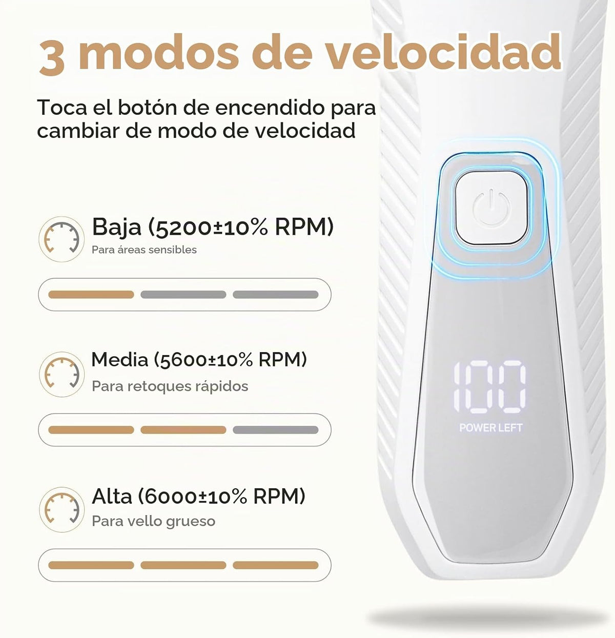 PRITECH Manscape - Recortadora de pelo Pubic para mujer, recortador...