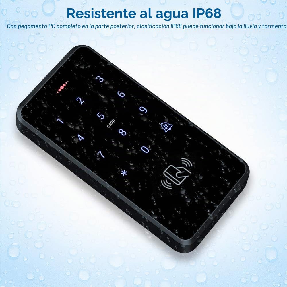 HFeng Kit de sistema de control de acceso RFID, teclado de control...